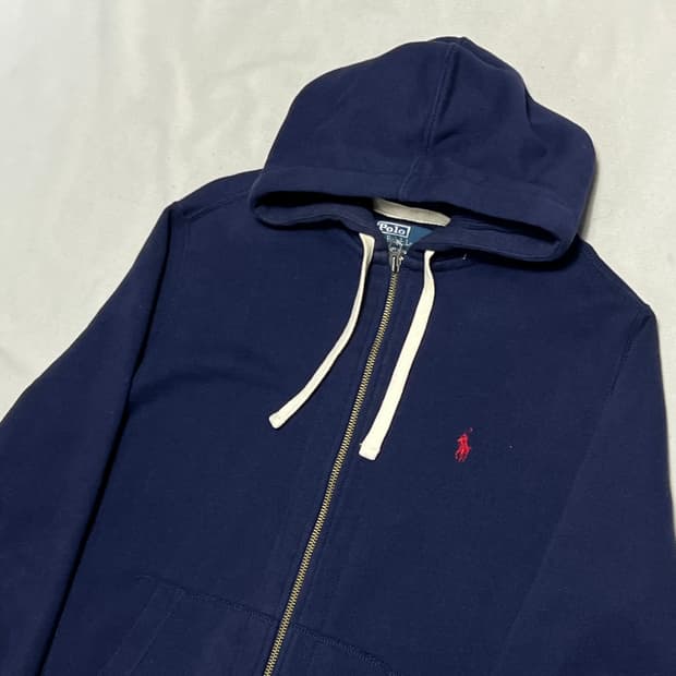 L 폴로랄프로렌 네이비 후드 집업