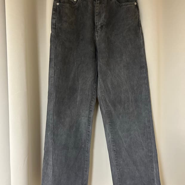 그레이 데님 팬츠