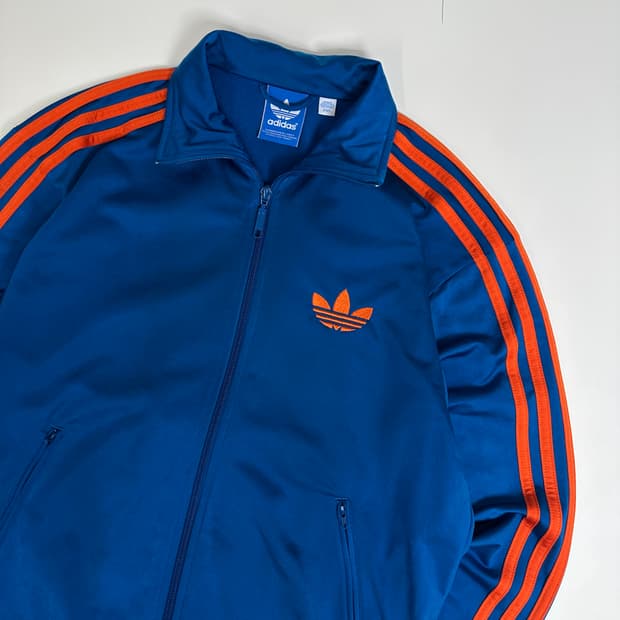 아디다스 파이어버드 블루 트랙탑 져지 )95