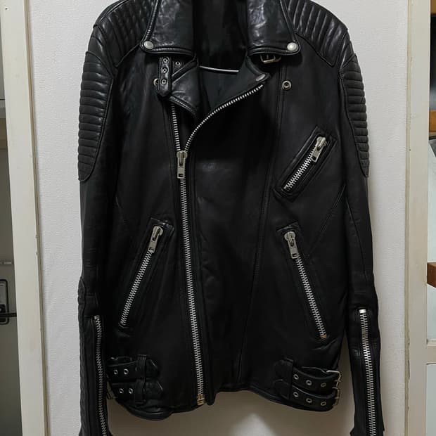 Sheep skin leather jacket