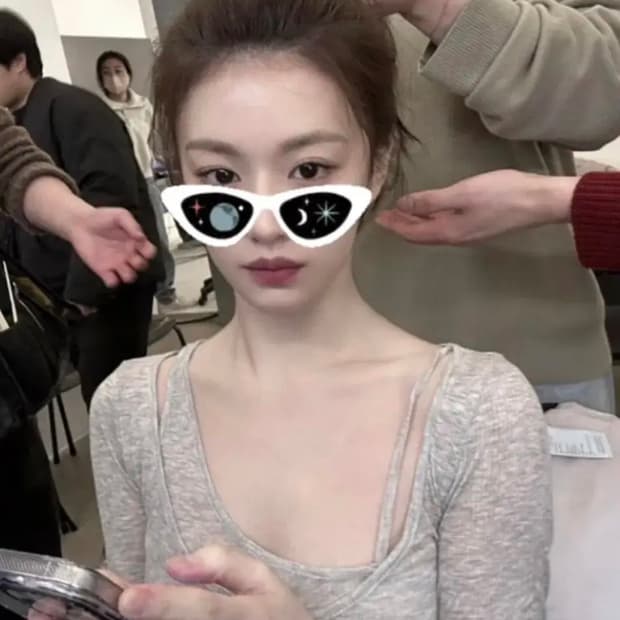 [새상품] 자라 zara 언밸런스 더블 티셔츠 S 고윤정 착용