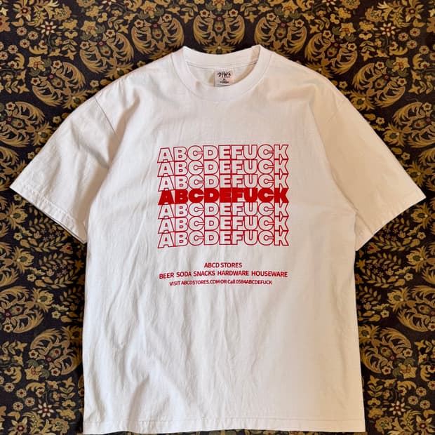 샤카웨어 FUCK 티셔츠 