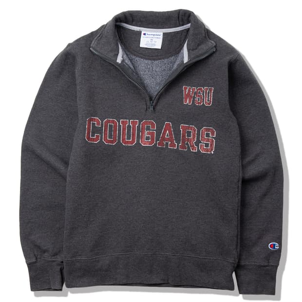 (95) 챔피언 WSU 쿼터 집업 풀오버