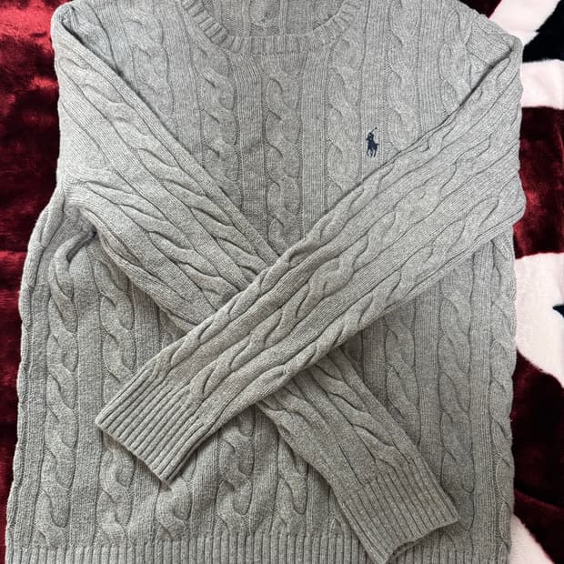 폴로 랄프로렌 꽈배기 니트