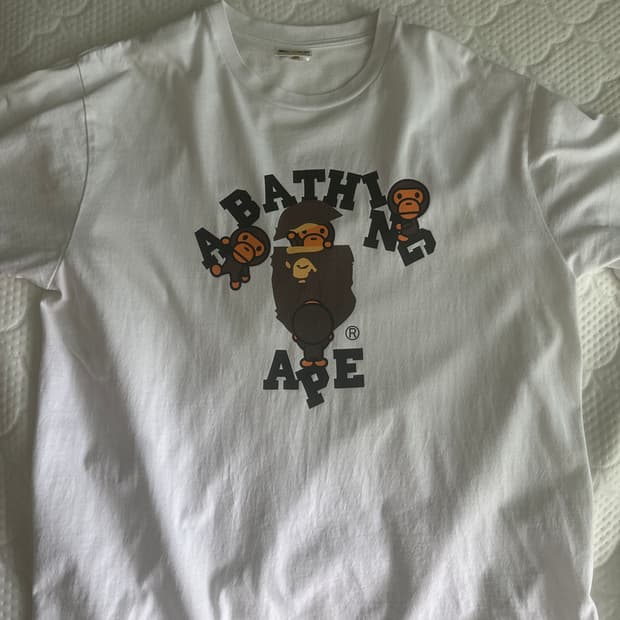 베이프 A BATHING APE COLLEGE MILO XL