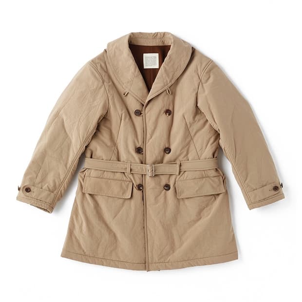 올드조 강축 나일론 피코트 샌드카키