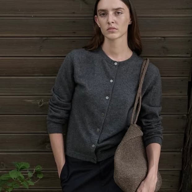머듈 니트 가디건 그레이 3