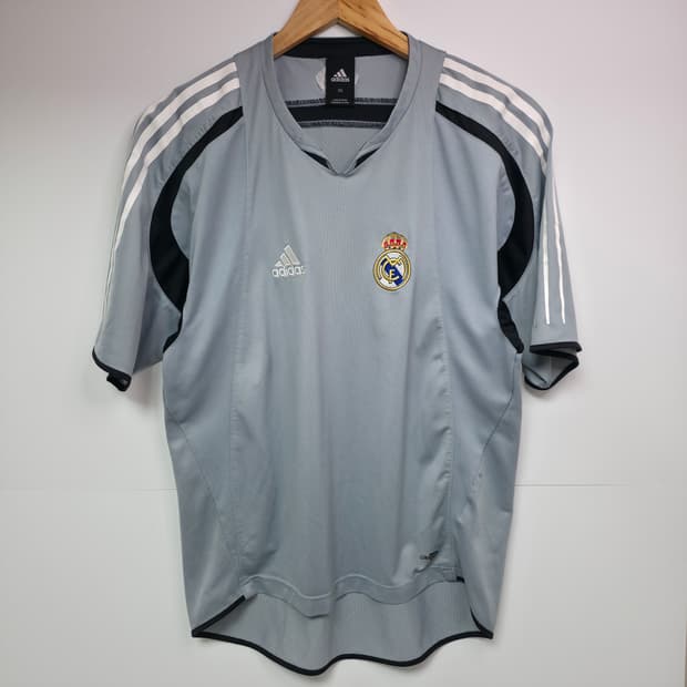 아디다스 레알 마드리드 라이트 그레이 트레이닝 져지