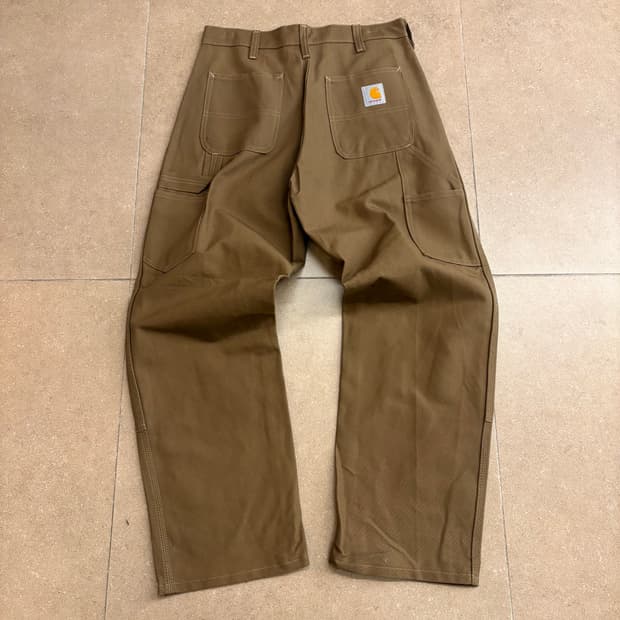 칼하트 더블니 베이지 팬츠