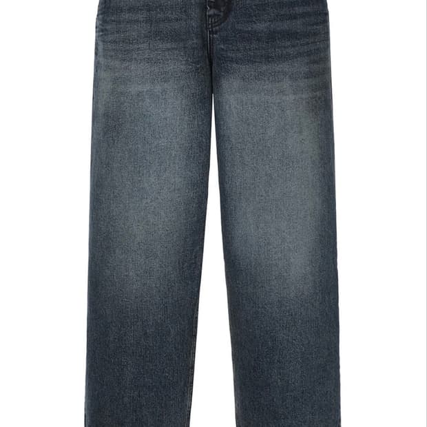 쓰리타임즈 balloon baggy jeans (deep blue)(S)