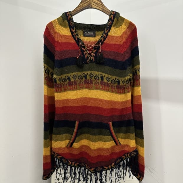 LOS PONCHOS_ alpaca blend (M)