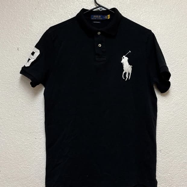 폴로 빅 포니 카라티 블랙