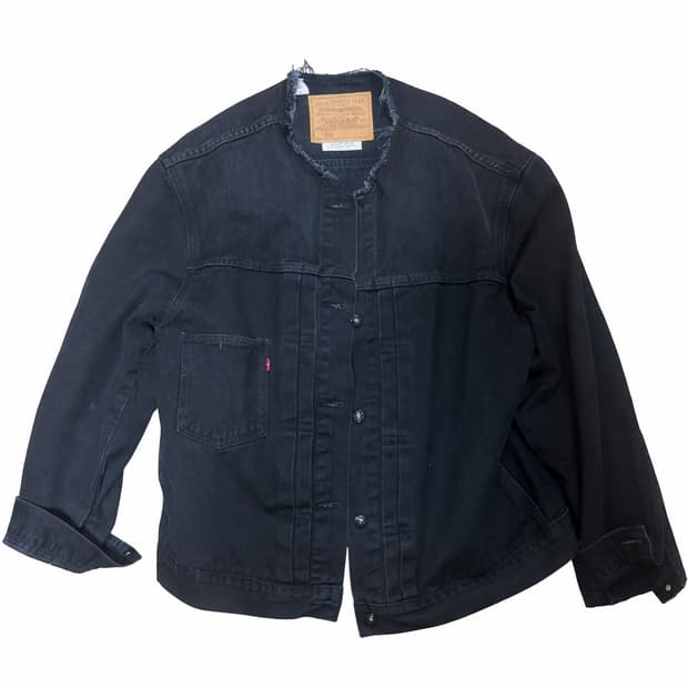 리바이스 블랙 데님자켓 / 새상품급