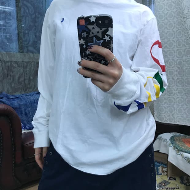 폴로 랄프로렌 소매 프린팅 롱슬리브 (Z1034)