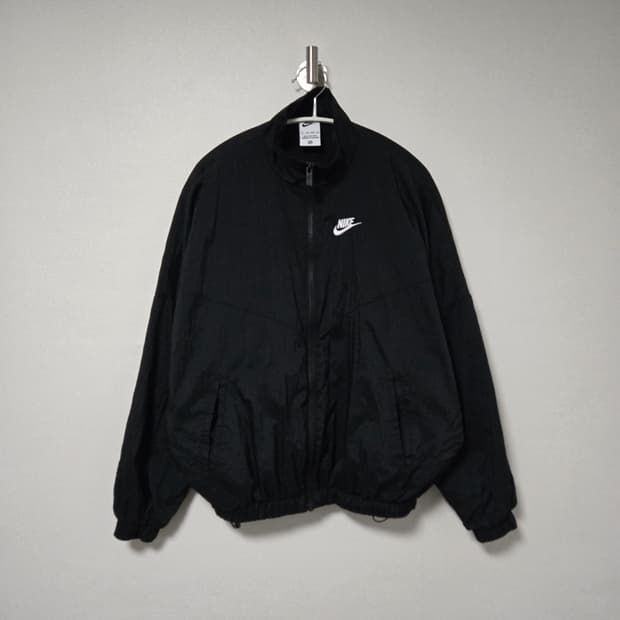 나이키 블랙 윈드브레이커/ 여성 자켓/ 여자 바람막이
