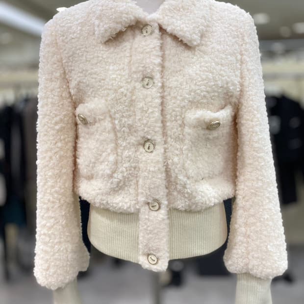 에고이스트 양털 시보리 자켓