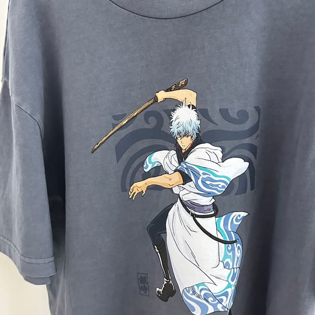 은혼 스파오 긴토키 티셔츠 s사이즈 (단순개봉)