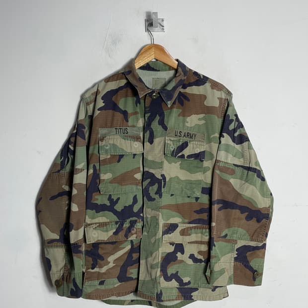 미군 오리지널 우드랜드 군복 자켓 S/S