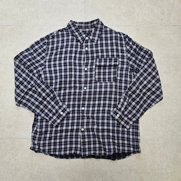 아페쎄 체크셔츠 xl 
