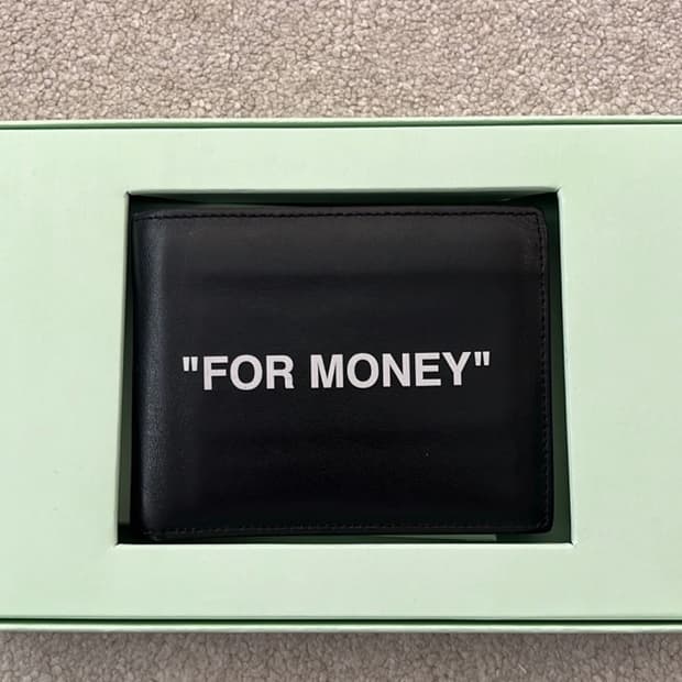 오프화이트 반지갑