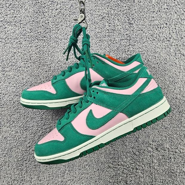 나이키 덩크 로우 SE 핑크 말라카이트 스니커즈 (275MM)/10782