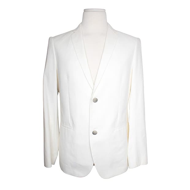 띠어리 아이보리 면혼방 남성 자켓 95