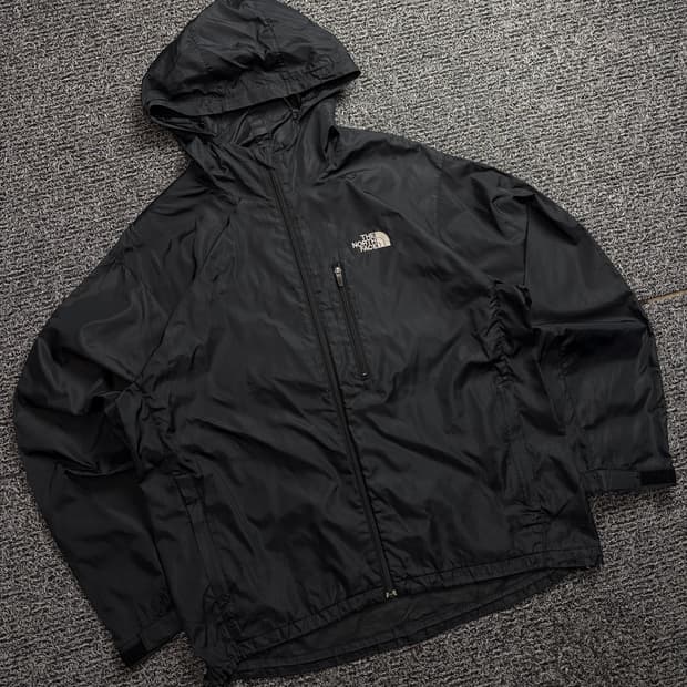 노스페이스 테크웨어 블랙 나일론 메탈 바람막이 1978