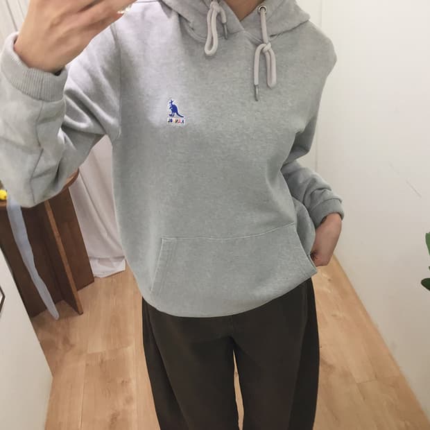 여성 캉골 로고 후드티 95~100