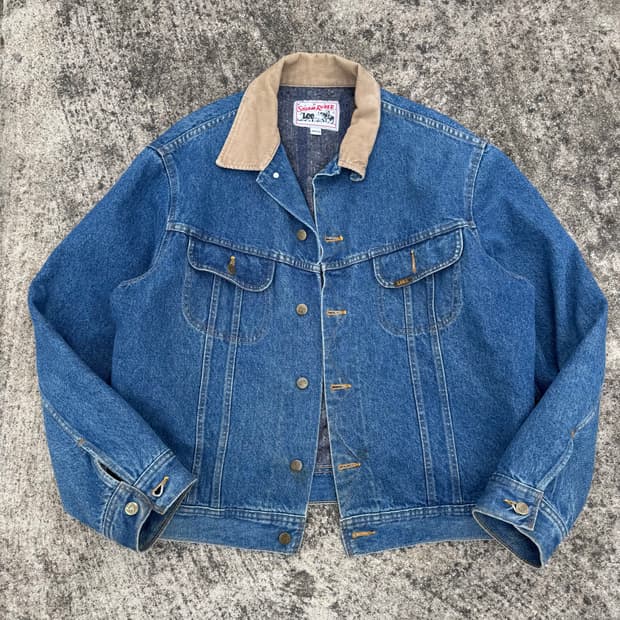 [XXL] 80s Lee 리 스톰라이더 블랭킷 데님 자켓