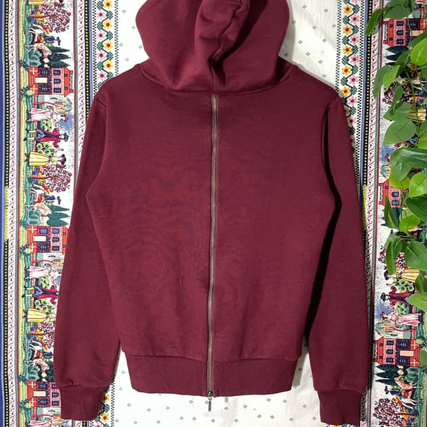 JPN vtg back zip hoodie