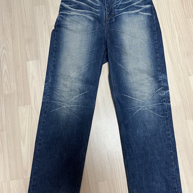 [XS] 발렌시아가 캣워싱 데님팬츠