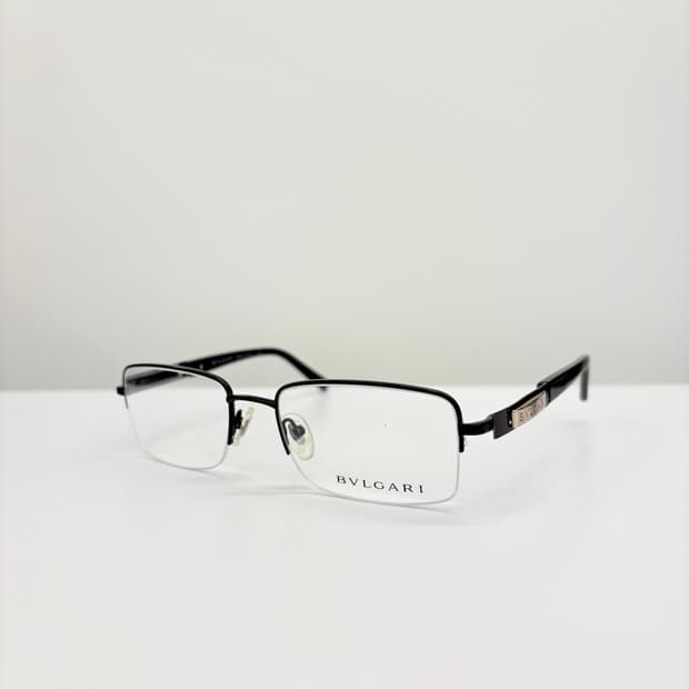 BVLGARI 불가리 블랙 사각 반무테 