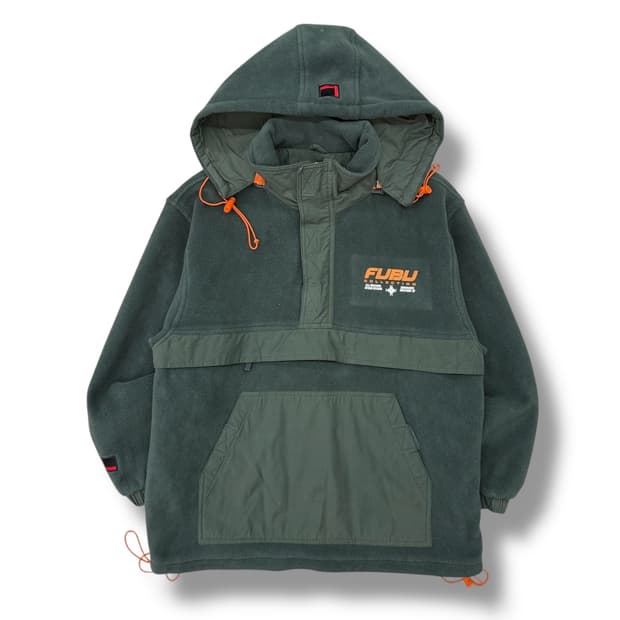 후부 올드스쿨 플리스 아노락 r1894