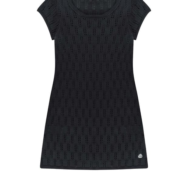 coyseio SCASI KNIT ONE PIECE CHARCOAL