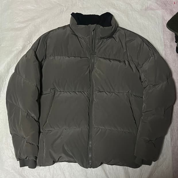 버커루 회색 패딩 L