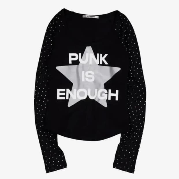 셋업이엑스이 STAR SLEEVE PUNK TOP