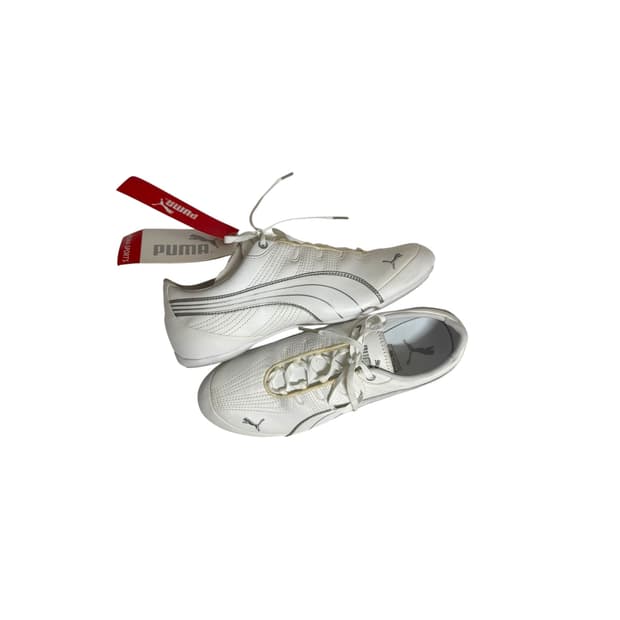 00s PUMA Etoile 화이트 실버 슬림 스니커즈