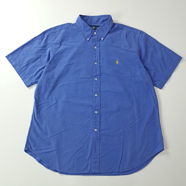 CK766 XL 폴로 00s 코발트 블루 반팔 셔츠 남방