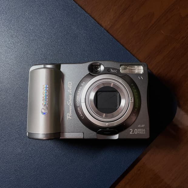 캐논 파워샷 a40 디지털 카메라