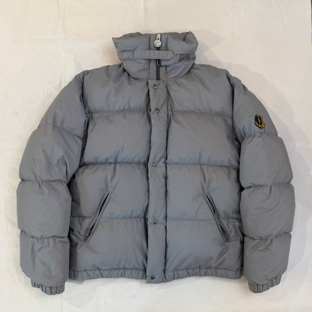 80s 몽클레어 아카이브 일본판 다운 패딩 그레이