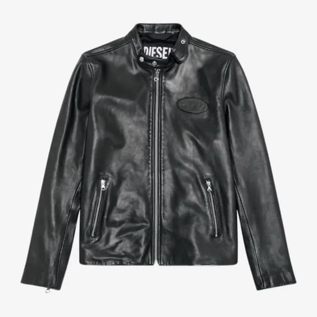[46] 디젤 L-Metal 레더 바이커 자켓