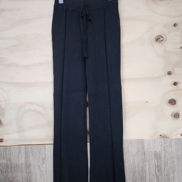 545) 여성 골지 니트 와이드 팬츠