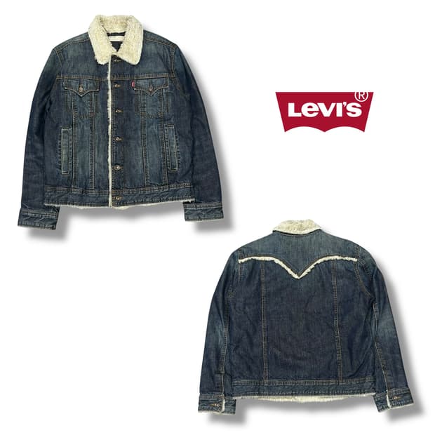 리바이스 셰르파 데님자켓 s08498