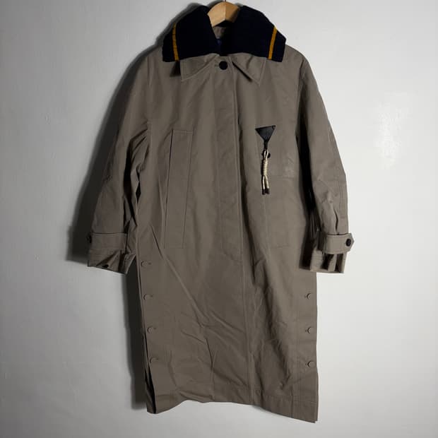 럭키슈에뜨 럭키패치 롱 트렌치코트(36)