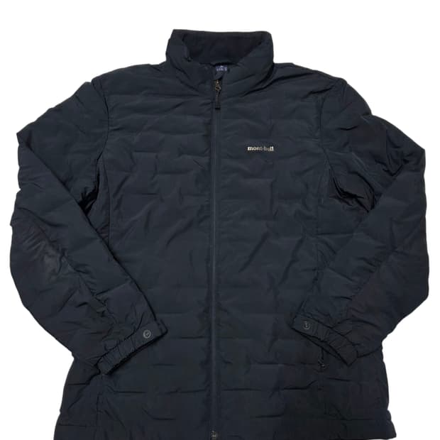 몽벨 Montbell 블랙 경량 구스패딩 L (실측 70/56)