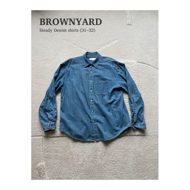 브라운야드 데님 셔츠 초판 (105)