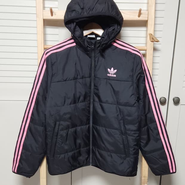 아디다스 삼선 검핑 경량 점퍼 후드 자켓