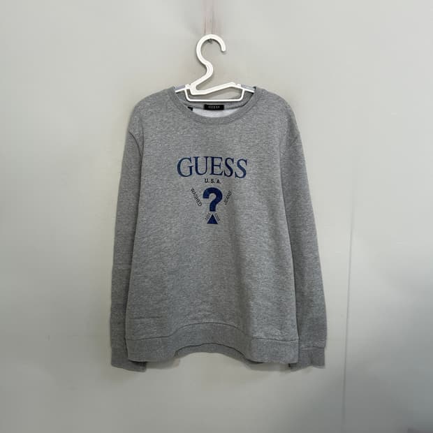 게스 2022 남성 기모 맨투맨 105