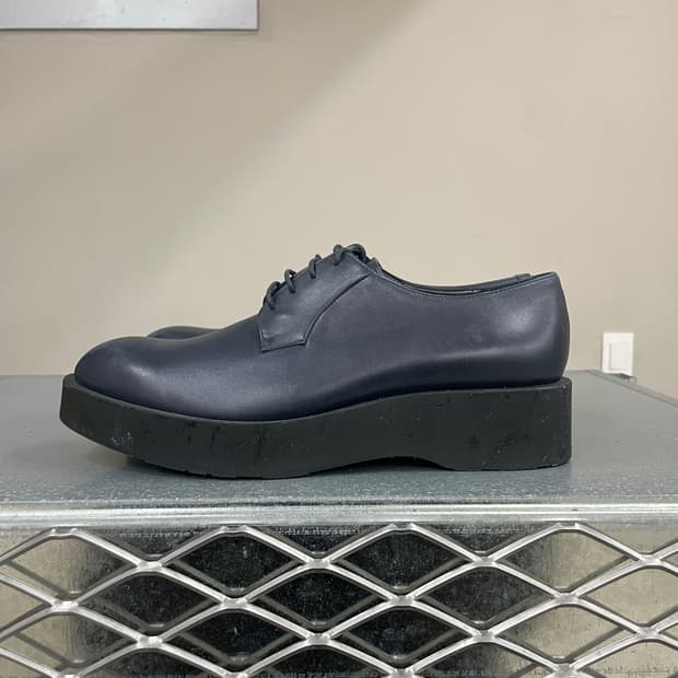 질샌더 청키솔 더비슈즈 네이비 EU41