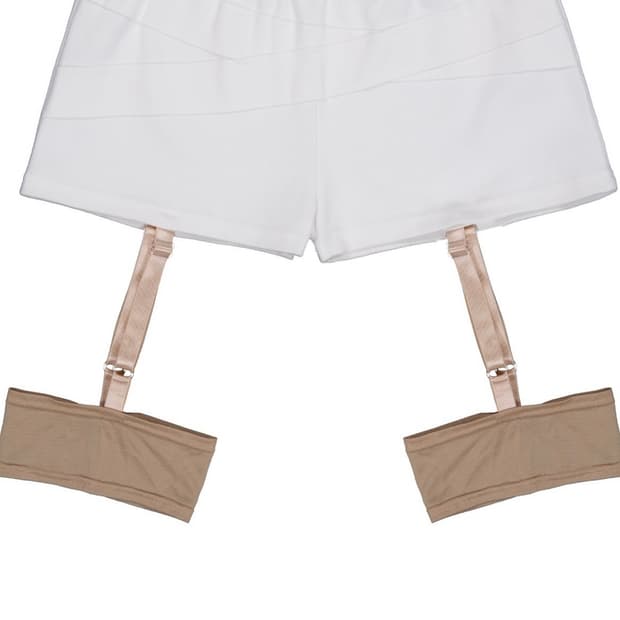 오스하이 가터 쇼츠 스킨 bandage garter shorts skin